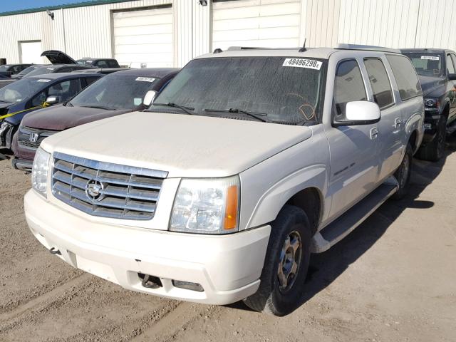 3GYFK66N55G137006 - 2005 CADILLAC ESCALADE E WHITE photo 2