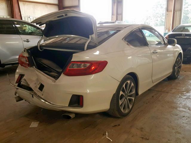 1HGCT2B8XDA006943 - 2013 HONDA ACCORD EXL WHITE photo 4