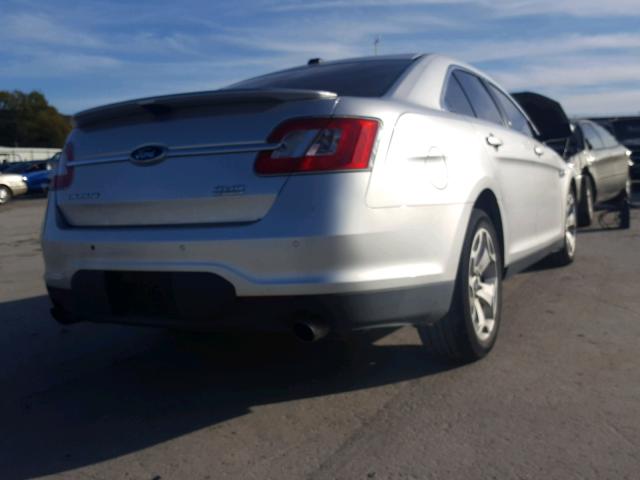 1FAHP2KT7AG101021 - 2010 FORD TAURUS SHO SILVER photo 4