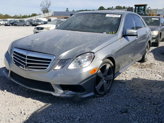 WDDHF5GB8BA279349 - 2011 MERCEDES-BENZ E 350 GRAY photo 2