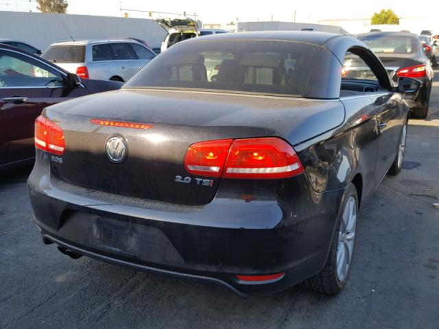 WVWBW8AH2DV005378 - 2013 VOLKSWAGEN EOS KOMFOR BLACK photo 4