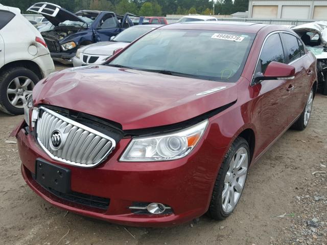 1G4GE5EVXAF300821 - 2010 BUICK LACROSSE C BURGUNDY photo 2