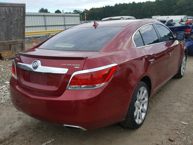 1G4GE5EVXAF300821 - 2010 BUICK LACROSSE C BURGUNDY photo 4