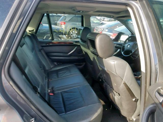 5UXFA53582LP52444 - 2002 BMW X5 3.0I SILVER photo 6