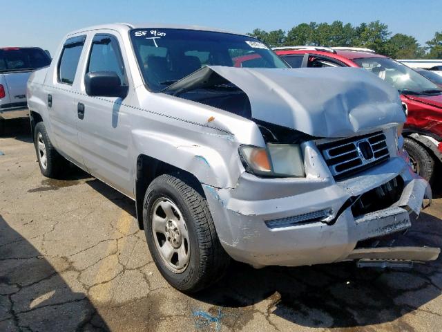 2HJYK16216H562162 - 2006 HONDA RIDGELINE SILVER photo 1