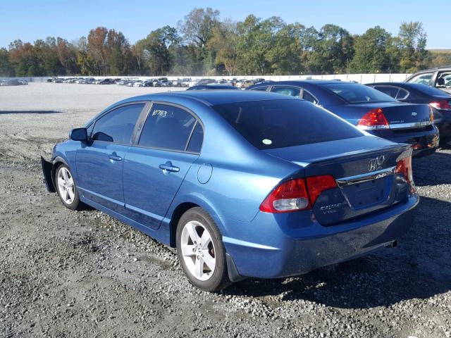 19XFA1F63AE059416 - 2010 HONDA CIVIC BLUE photo 3