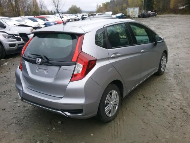 3HGGK5H45JM716356 - 2018 HONDA FIT LX GRAY photo 4