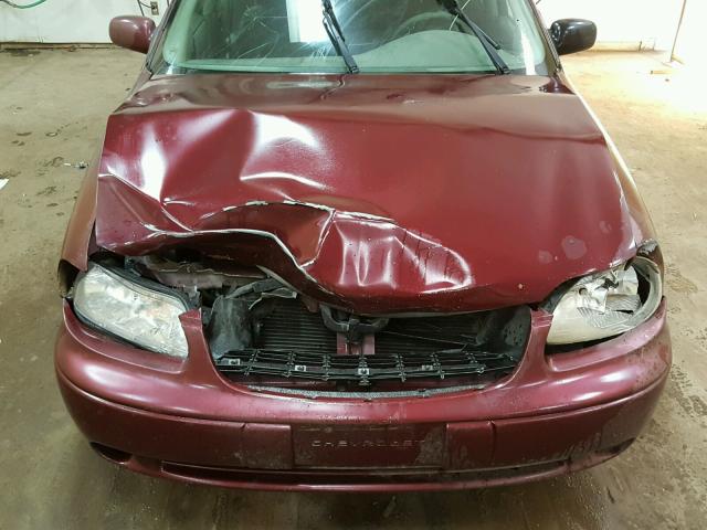 1G1NE52J016183921 - 2001 CHEVROLET MALIBU LS 栗色 照片 7