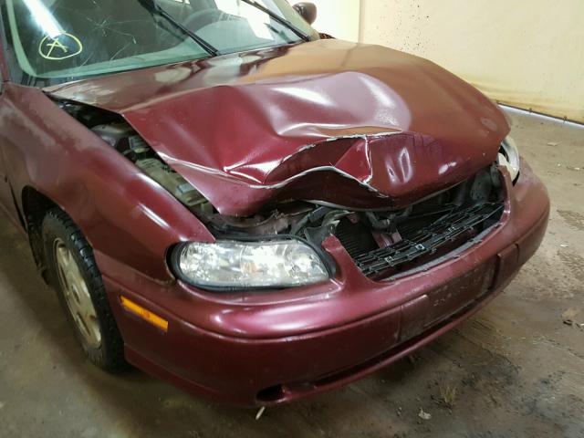 1G1NE52J016183921 - 2001 CHEVROLET MALIBU LS 栗色 照片 9