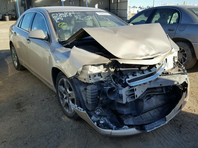 1G1ZH57B084199973 - 2008 CHEVROLET MALIBU 1LT GOLD photo 1