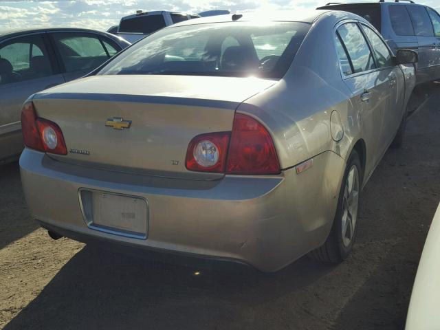 1G1ZH57B084199973 - 2008 CHEVROLET MALIBU 1LT GOLD photo 4