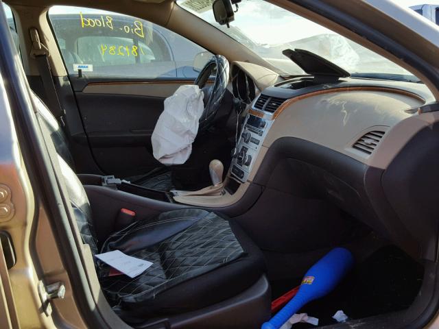 1G1ZH57B084199973 - 2008 CHEVROLET MALIBU 1LT GOLD photo 5