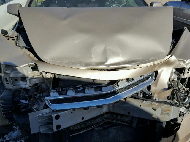 1G1ZH57B084199973 - 2008 CHEVROLET MALIBU 1LT GOLD photo 7