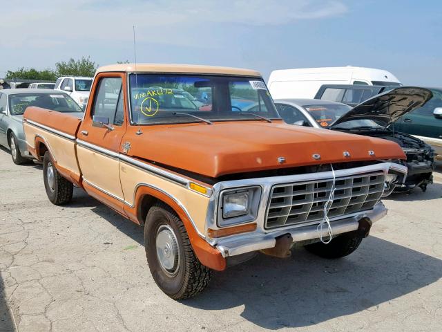 F15JNAK6172 - 1978 FORD PU ORANGE photo 1