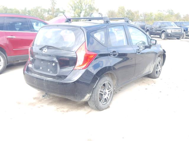 3N1CE2CP0FL367434 - 2015 NISSAN VERSA NOTE BLACK photo 4