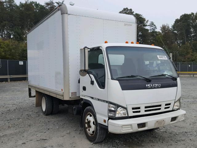 4KLC4B1U97J803490 - 2007 ISUZU NPR WHITE photo 1