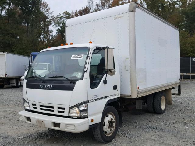 4KLC4B1U97J803490 - 2007 ISUZU NPR WHITE photo 2