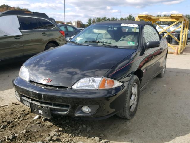 4G1JF32T0YB903736 - 2000 CHEVROLET CAVALIER Z BLACK photo 2