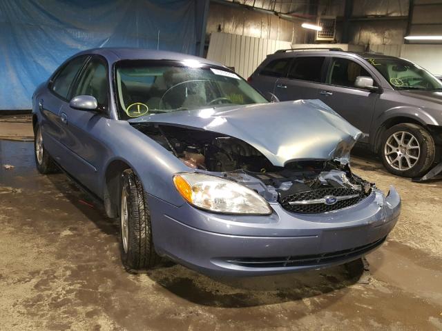 1FAFP55U2YA249930 - 2000 FORD TAURUS SES BLUE photo 1