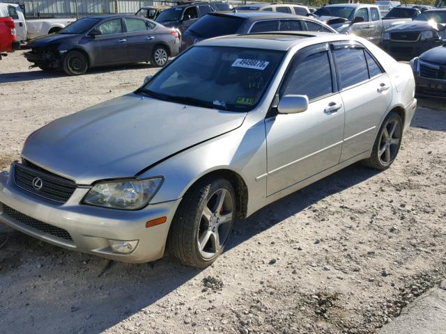 JTHBD182610002103 - 2001 LEXUS IS 300 BEIGE photo 2