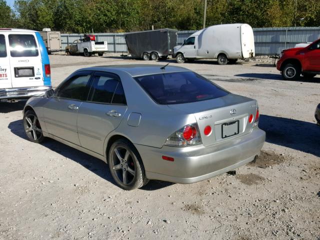 JTHBD182610002103 - 2001 LEXUS IS 300 BEIGE photo 3