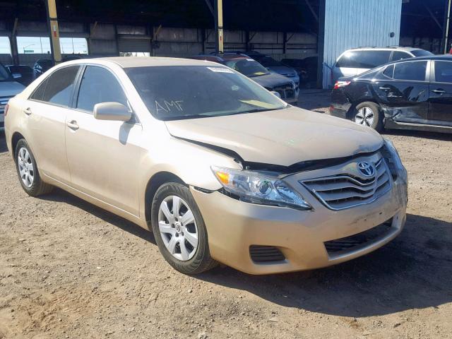 4T4BF3EK7BR115825 - 2011 TOYOTA CAMRY BASE GOLD photo 1