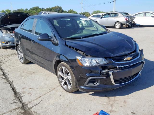 1G1JF5SBXK4122027 - 2019 CHEVROLET SONIC PREM BLACK photo 1