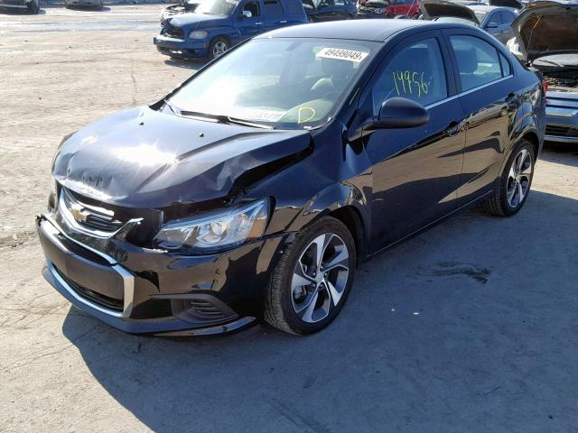 1G1JF5SBXK4122027 - 2019 CHEVROLET SONIC PREM BLACK photo 2