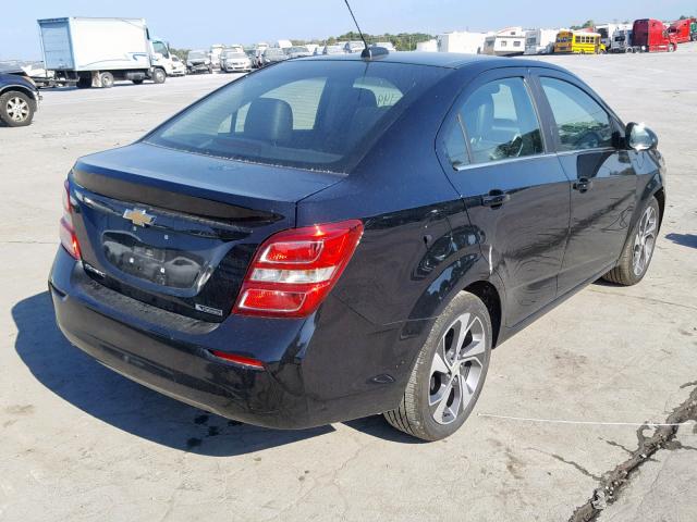 1G1JF5SBXK4122027 - 2019 CHEVROLET SONIC PREM BLACK photo 4