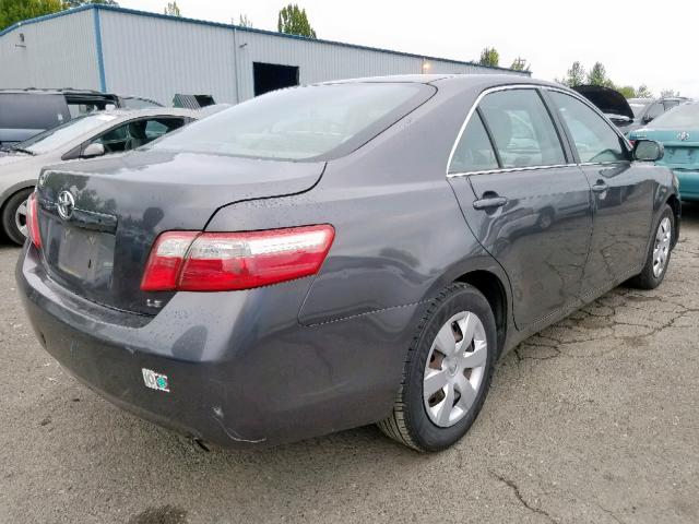 4T4BE46K59R048899 - 2009 TOYOTA CAMRY BASE GRAY photo 4