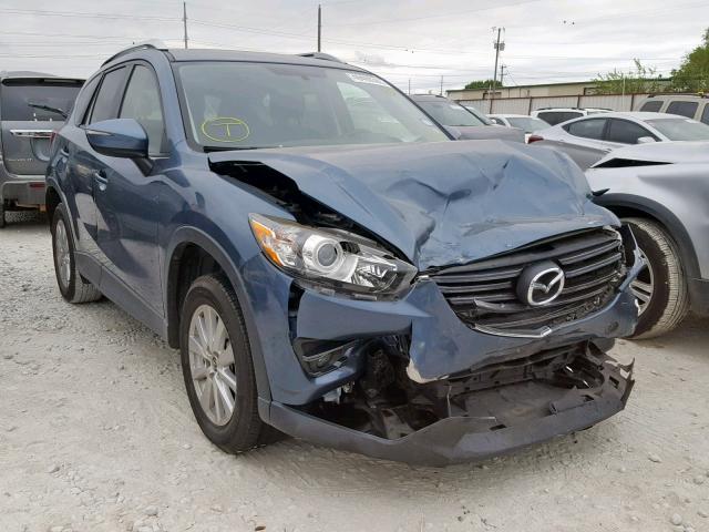 JM3KE2CY2G0627579 - 2016 MAZDA CX-5 TOURI BLUE photo 1