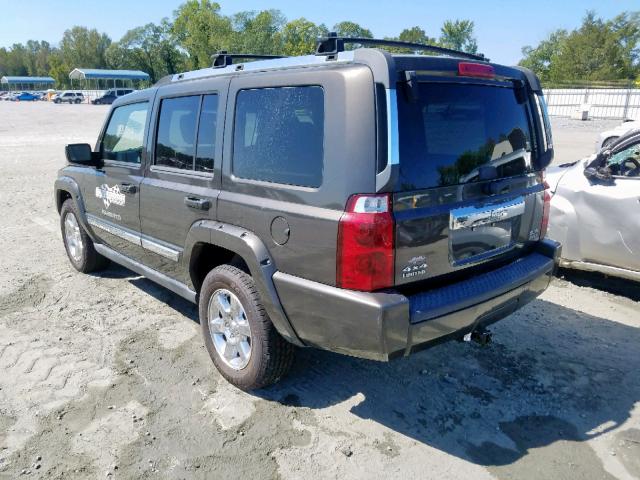 1J8HG58296C233506 - 2006 JEEP COMMANDER BROWN photo 3