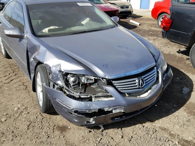 JH4KB16545C020364 - 2005 ACURA RL TAN photo 9