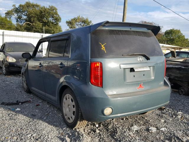 JTLKE50E591073041 - 2009 TOYOTA SCION XB Mavi foto 3