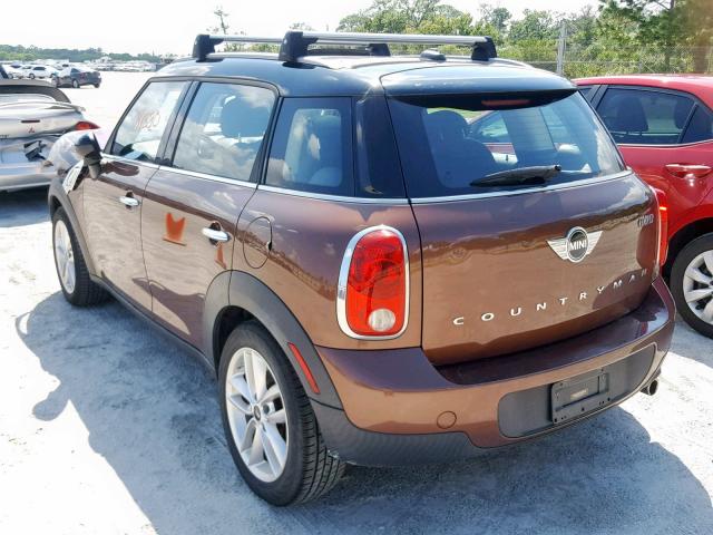 WMWZB3C57EWM32077 - 2014 MINI COOPER COU BROWN photo 3