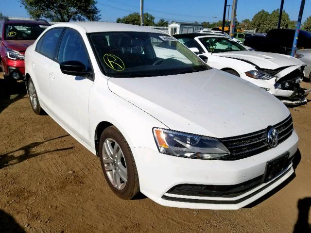 3VW2K7AJ5FM223463 - 2015 VOLKSWAGEN JETTA BASE WHITE photo 1