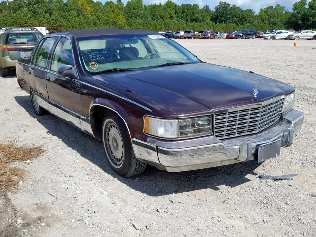 1G6DW52PXSR709141 - 1995 CADILLAC FLEETWOOD BURGUNDY photo 1