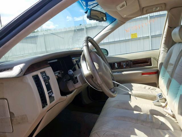 1G6DW52PXSR709141 - 1995 CADILLAC FLEETWOOD BURGUNDY photo 5