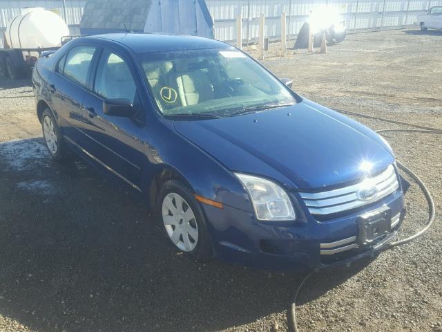 3FAHP06Z77R210955 - 2007 FORD FUSION S BLUE photo 1