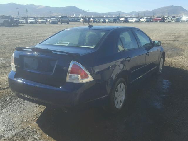 3FAHP06Z77R210955 - 2007 FORD FUSION S BLUE photo 4