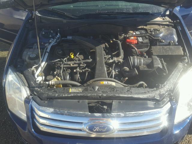 3FAHP06Z77R210955 - 2007 FORD FUSION S BLUE photo 7