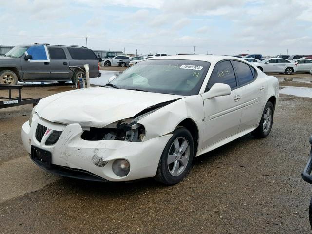 2G2WP552281173438 - 2008 PONTIAC GRAND PRIX WHITE photo 2