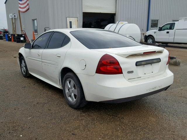 2G2WP552281173438 - 2008 PONTIAC GRAND PRIX WHITE photo 3
