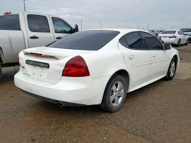 2G2WP552281173438 - 2008 PONTIAC GRAND PRIX WHITE photo 4