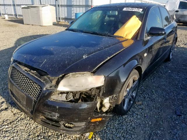 WAUAF68E85A451908 - 2005 AUDI A4 2.0T BLACK photo 2