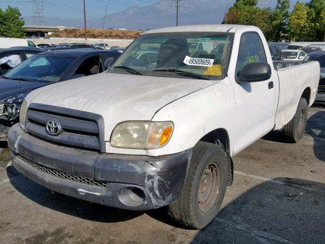 5TBJU32135S449203 - 2005 TOYOTA TUNDRA WHITE photo 2