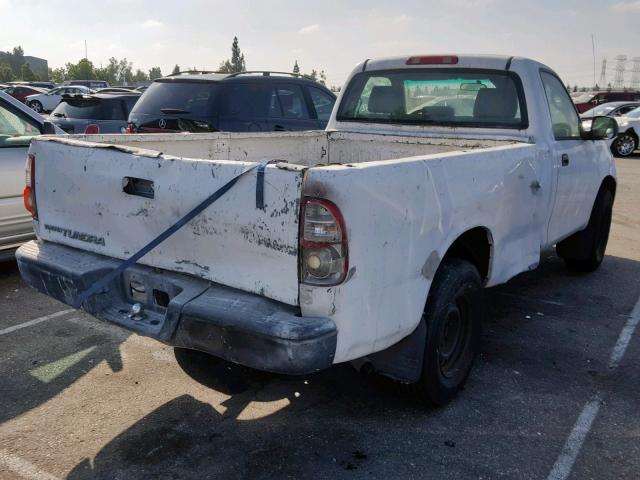 5TBJU32135S449203 - 2005 TOYOTA TUNDRA WHITE photo 4