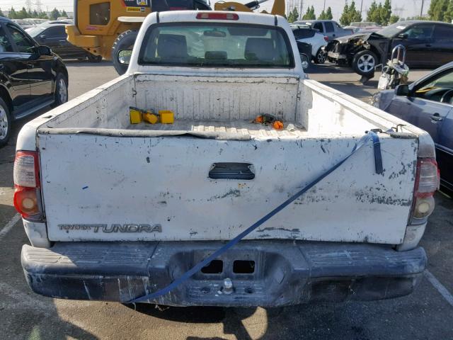 5TBJU32135S449203 - 2005 TOYOTA TUNDRA WHITE photo 9