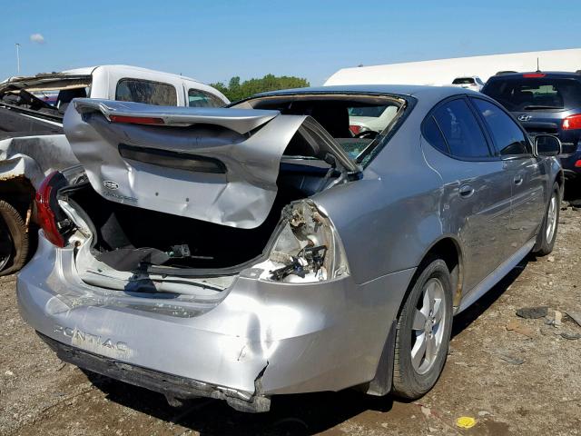 2G2WP552581103173 - 2008 PONTIAC GRAND PRIX SILVER photo 4
