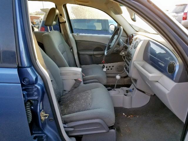 3A4FY58B27T631099 - 2007 CHRYSLER PT CRUISER BLUE photo 5